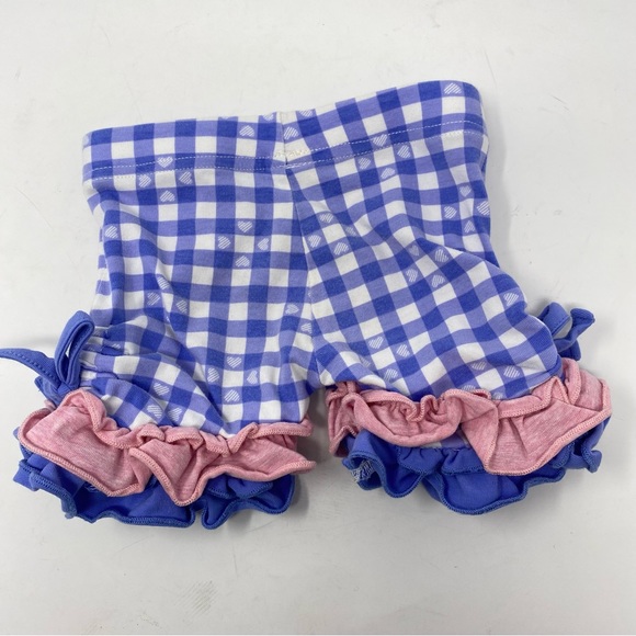Sweet Honey and Wildflowers Shorties Mint green lavender pink ruffles 12 months - Picture 3 of 8